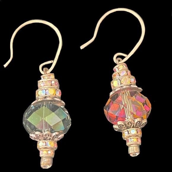 HANDCRAFTED Swarovski Crystal Earrings - Picture 2 of 8